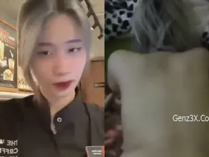 Tột đỉnh ! Lộ Clip em nv coffee house bị người yêu đụ tả tơi P2