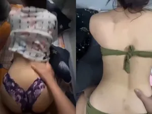 Tột đỉnh ! Mặc quả quần lót dâm màu tím gợi dục bạn trai