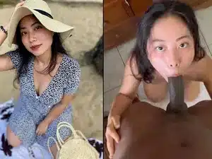 Cháy bỏng !!! Em Nhi Nguyễn 2k du học sinh bị tây đen tung clip sex